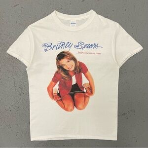 Vintage 2000s Britney Spears …Baby One More Time Rare Pop Concert T Shirt Small